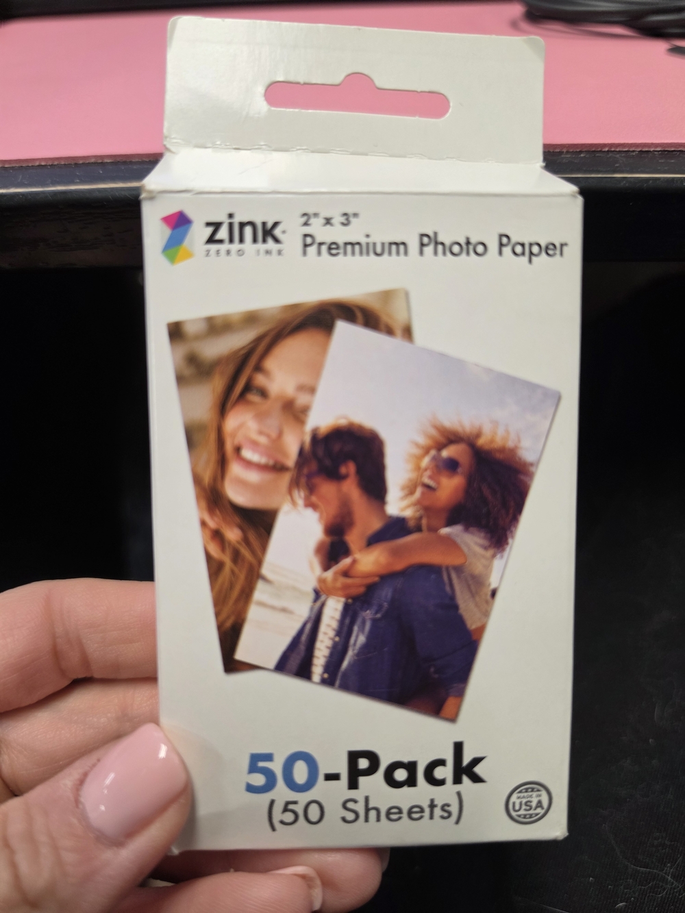 Zink Premium Photo Paper 2x3" 50-Pack - White